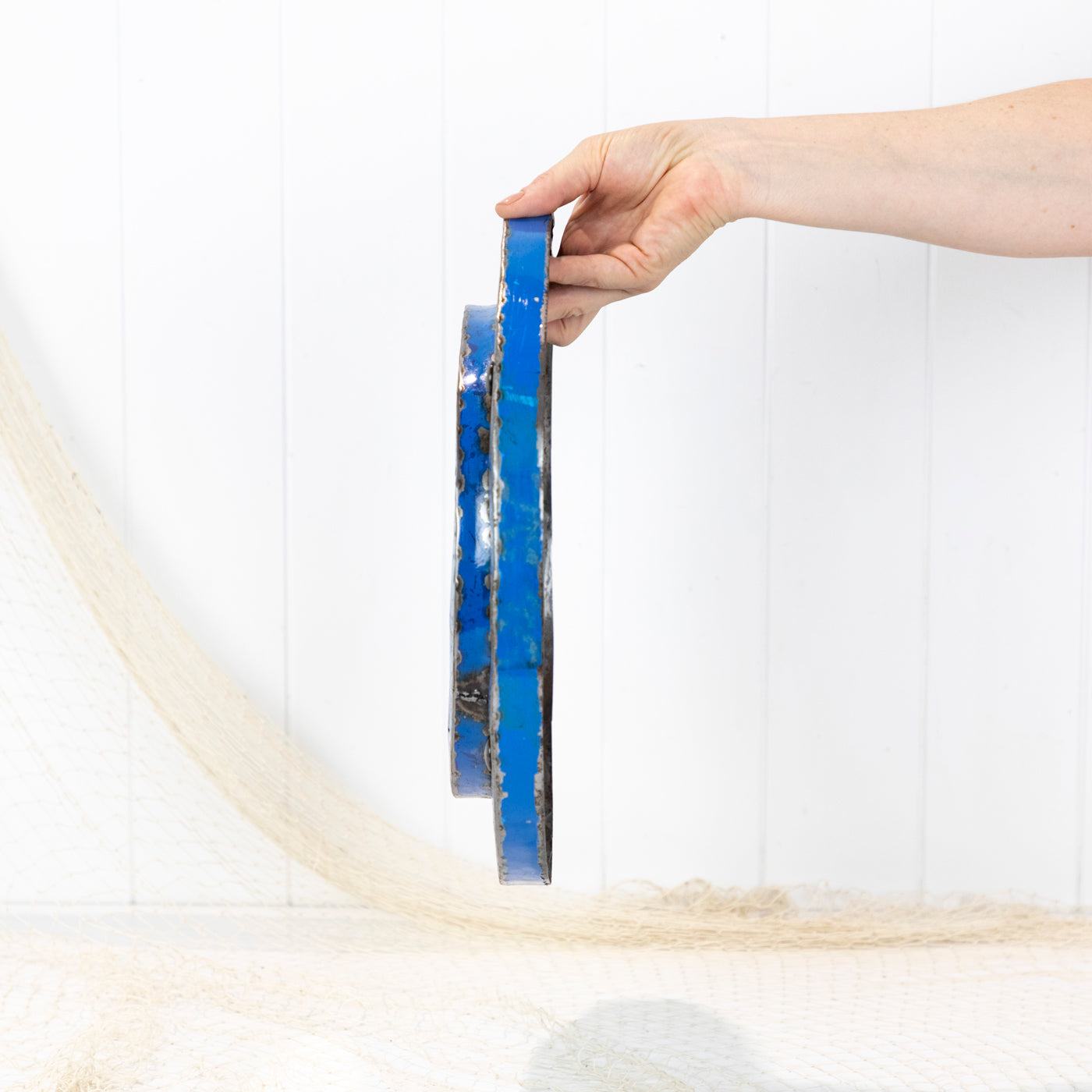 Porthole Mirror -Blue (S) #625B