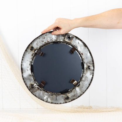 Porthole Mirror -Blue (S) #625B