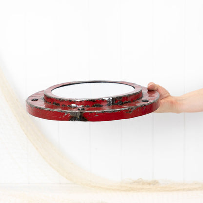 Porthole Mirror - Red (S) #625R