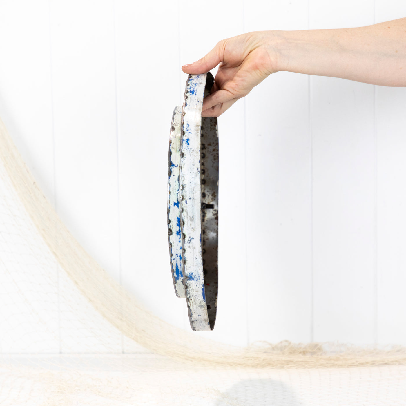 Porthole Mirror - White (S) #625W