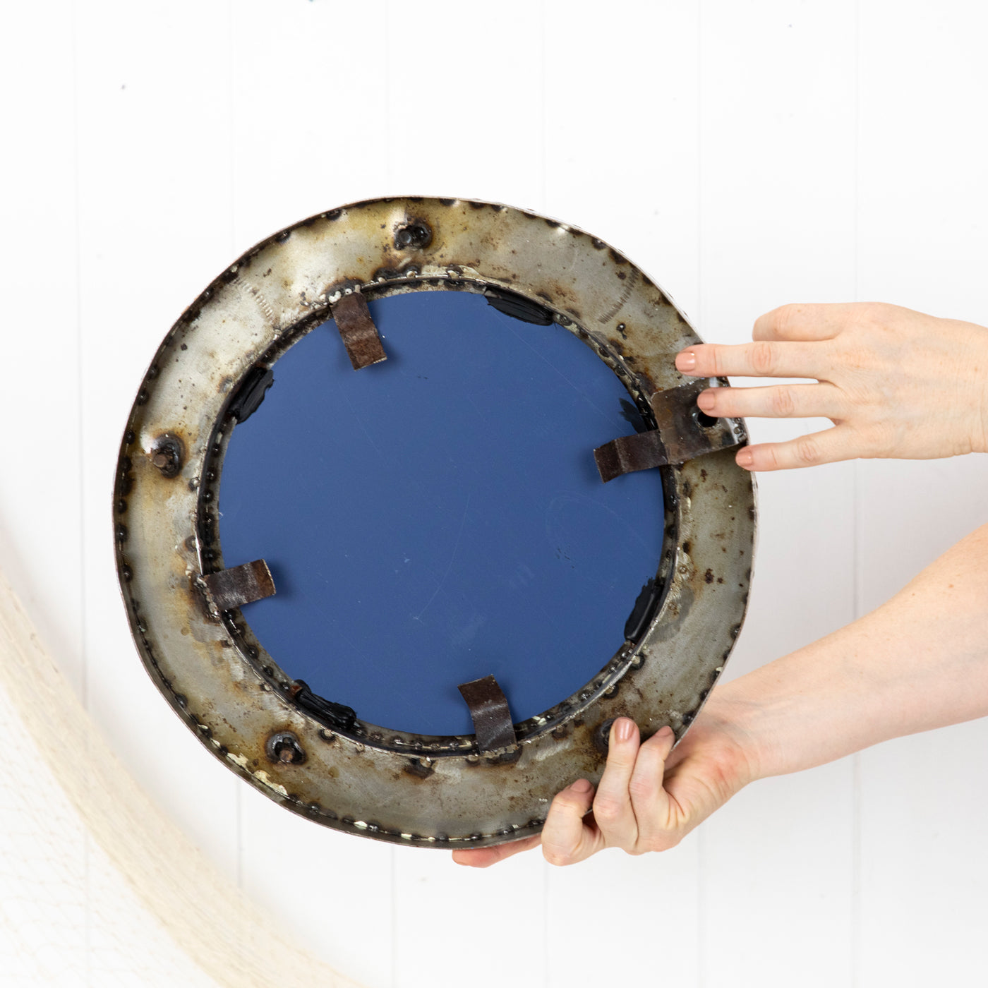 Porthole Mirror - White (S) #625W