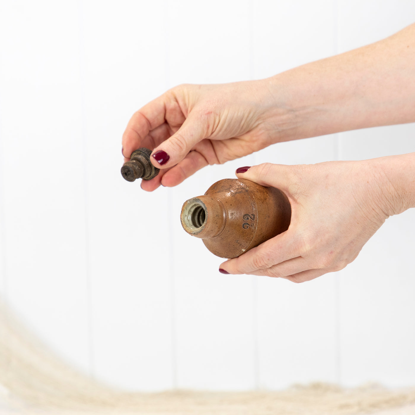 Stoneware Bottle #6580