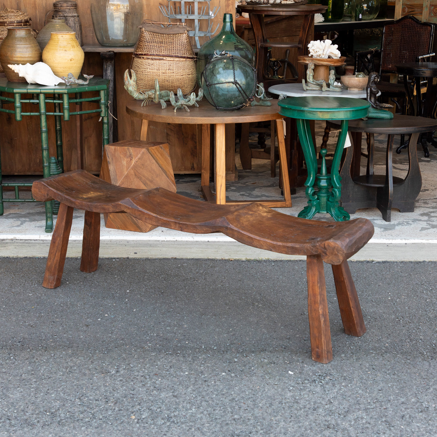 Wave Bench 3 Seat #6707