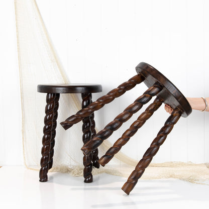 Wooden Twist Stools #6735