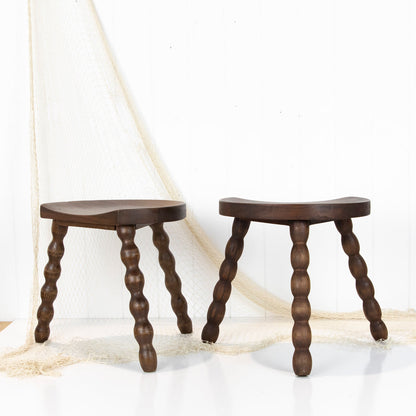 Bobbin Half Moon Stools #6742