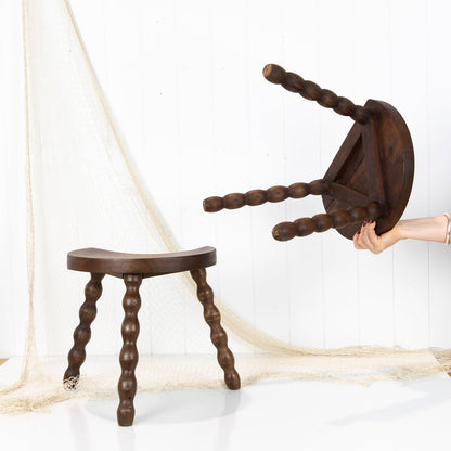 Bobbin Half Moon Stools #6742