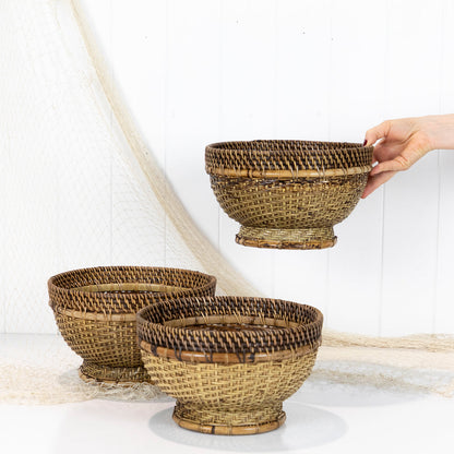 Rattan Bowl #6725