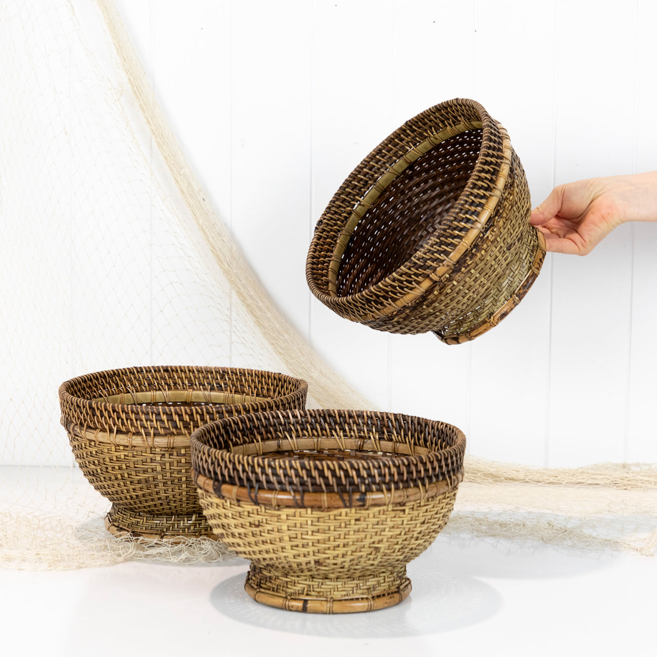 Rattan Bowl #6725