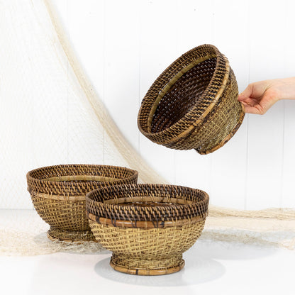 Rattan Bowl #6725