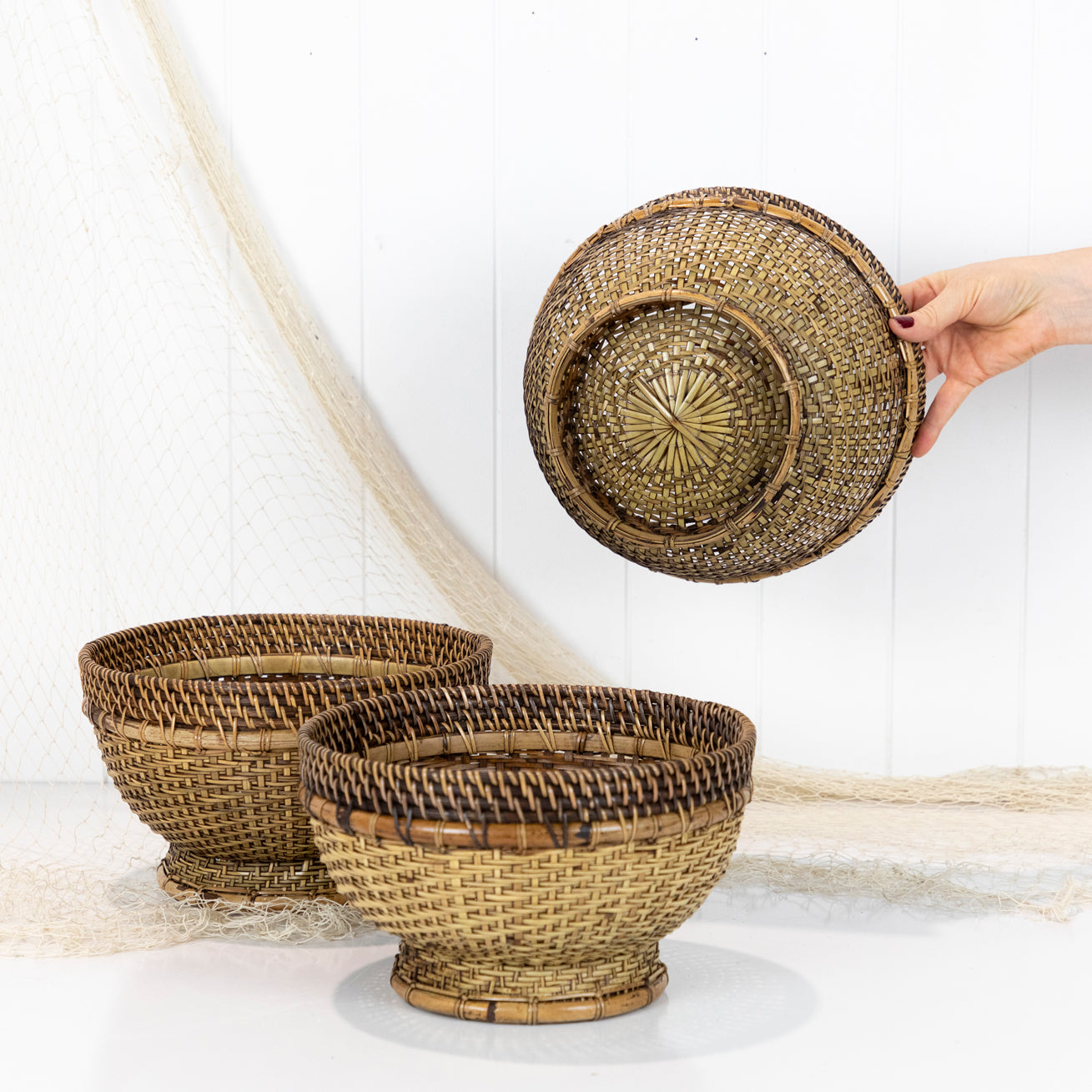 Rattan Bowl #6725