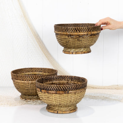 Rattan Bowl #6725