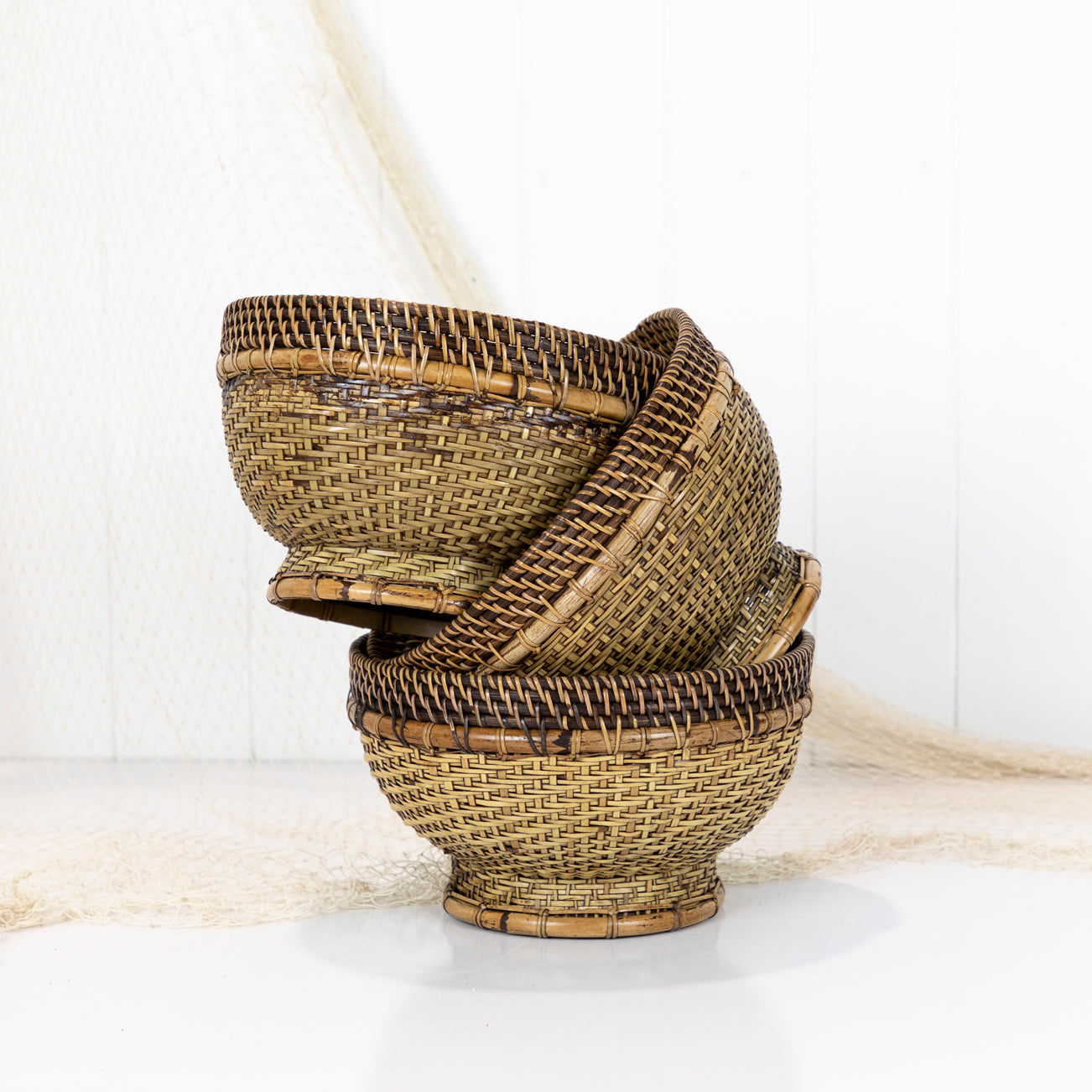 Rattan Bowl #6725