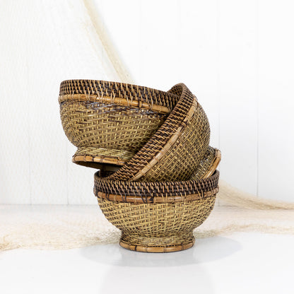 Rattan Bowl #6725
