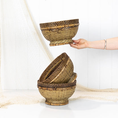 Rattan Bowl #6725