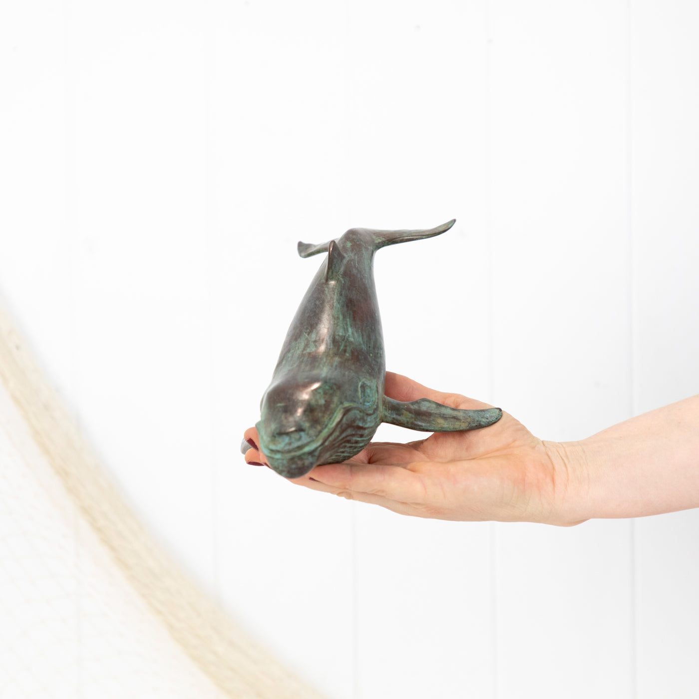 Humpback Whale - Aged Brass #6855