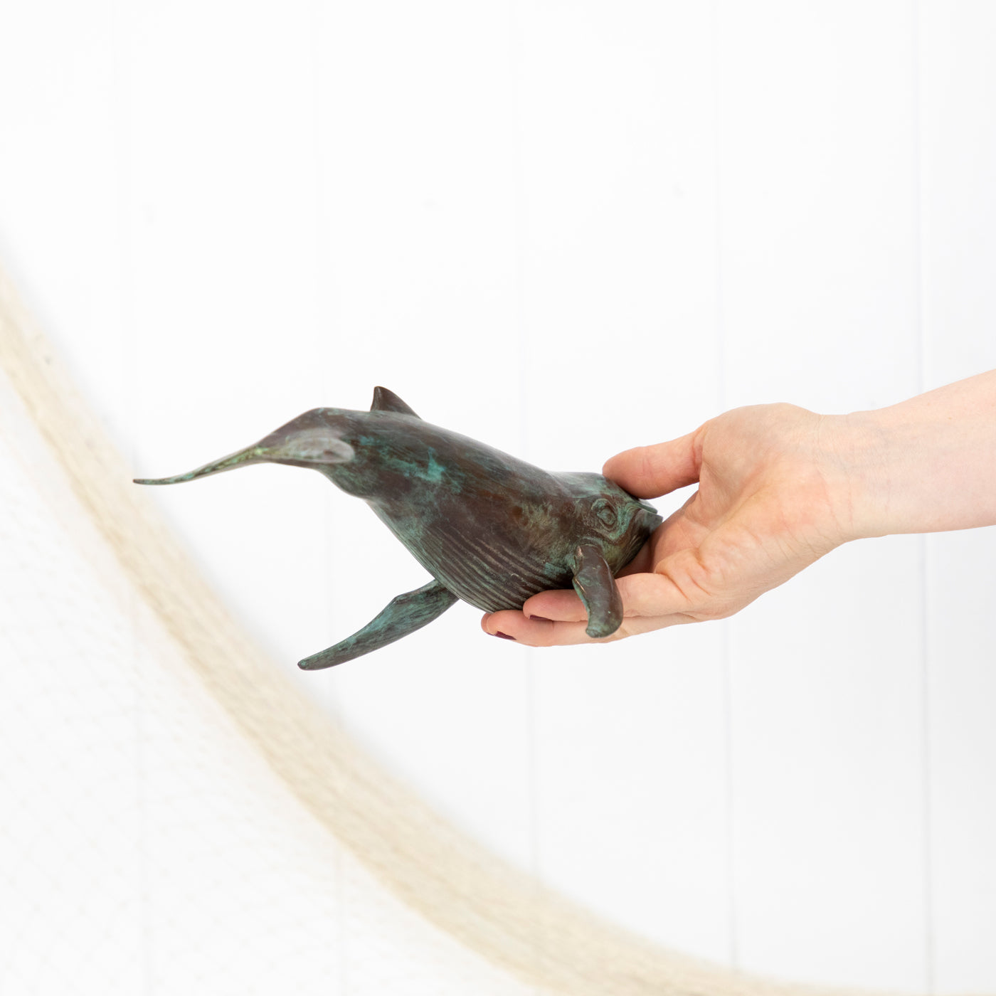 Humpback Whale - Aged Brass #6855