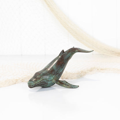 Humpback Whale - Aged Brass #6855