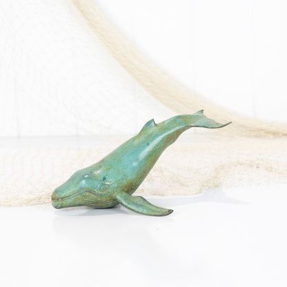 Humpback Whale - Aged Brass #6855