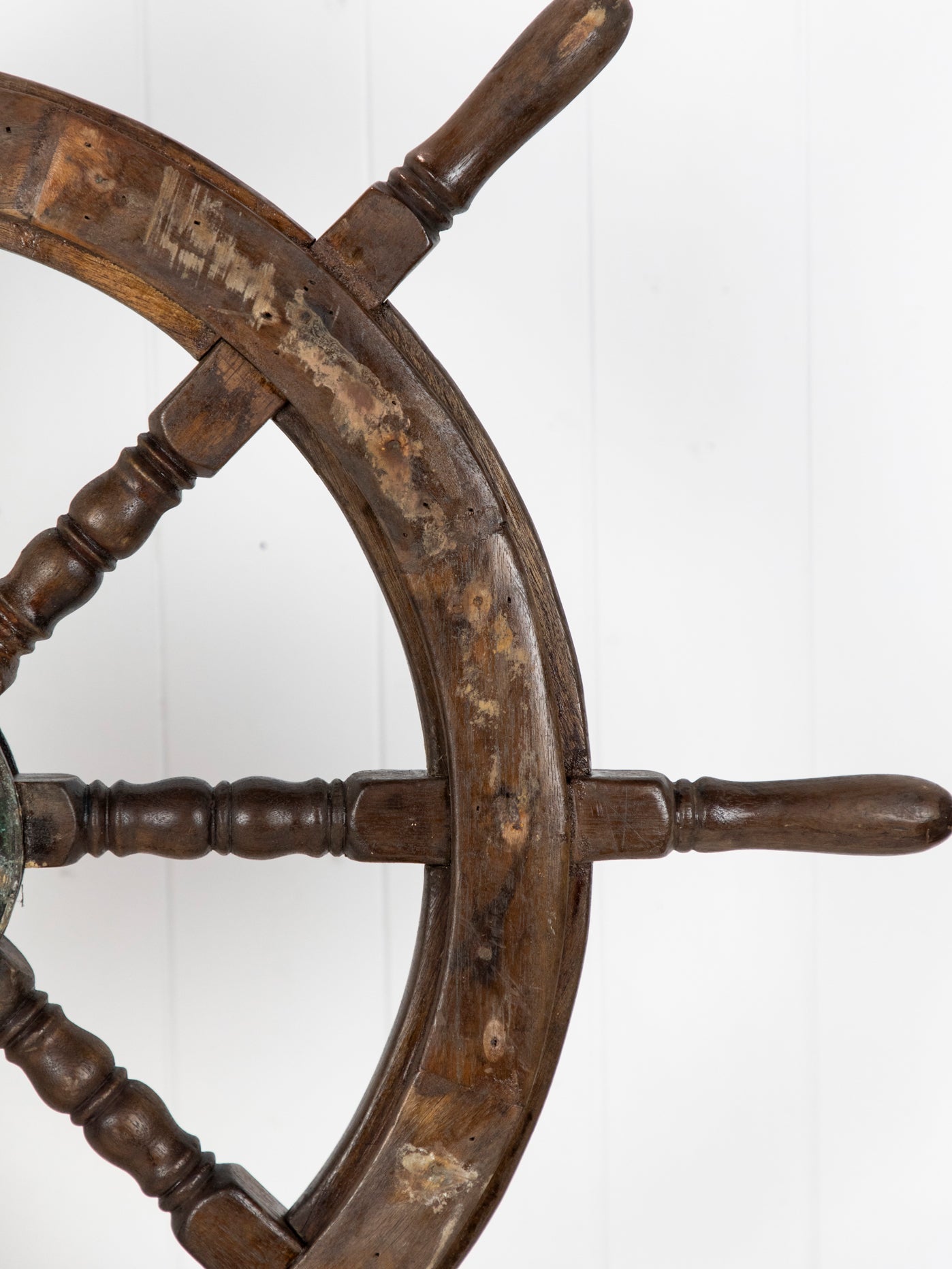 Ship'S Wheel 87Cm On Stand #6732