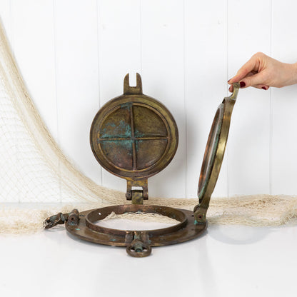 Brass Porthole With Cover #6680