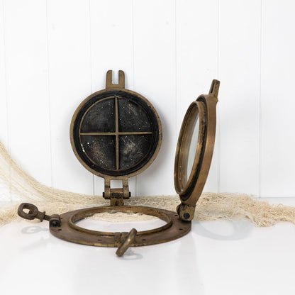 Brass Porthole With Cover #6681