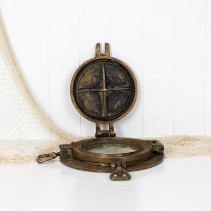 Brass Porthole With Cover #6679