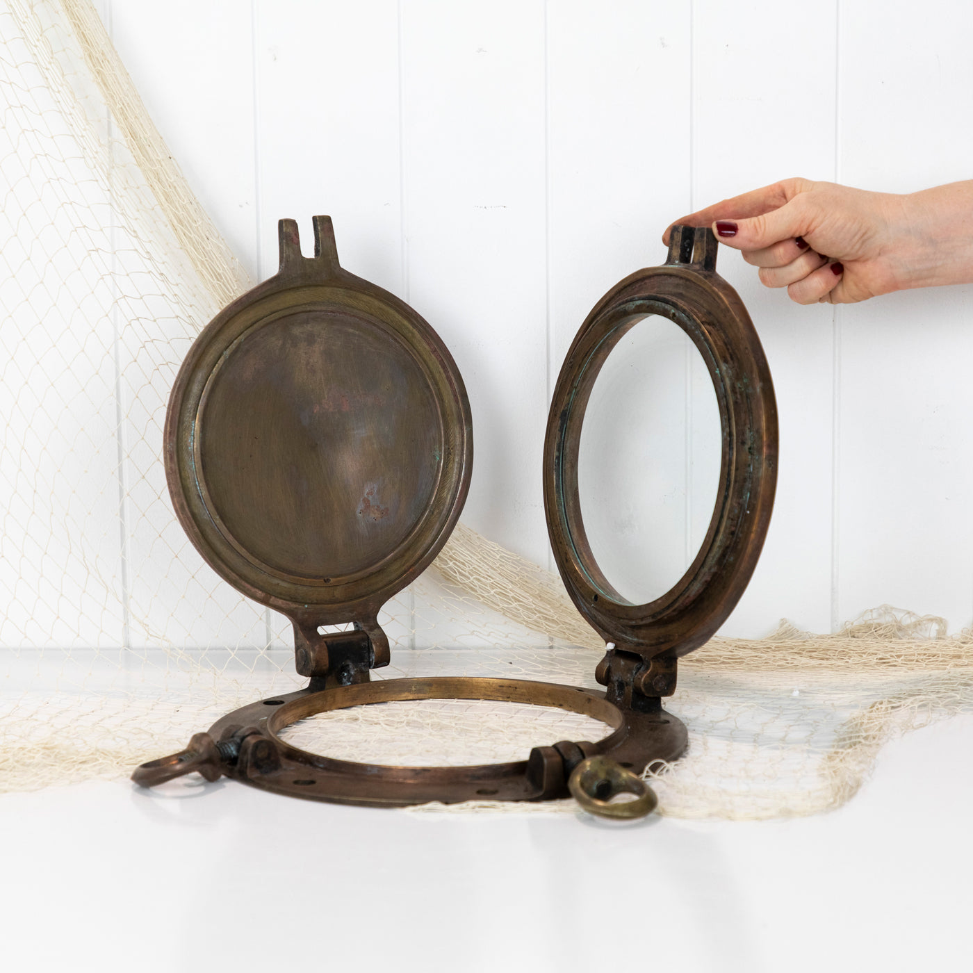 Brass Porthole With Cover #6682