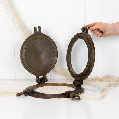 Brass Porthole With Cover #6682
