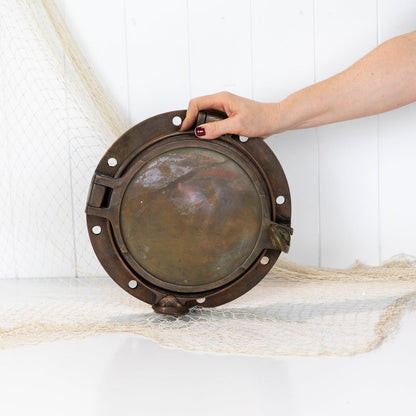 Brass Porthole With Cover #6682