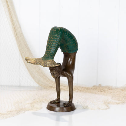 Mermaid Handstand - Green Tail #0143