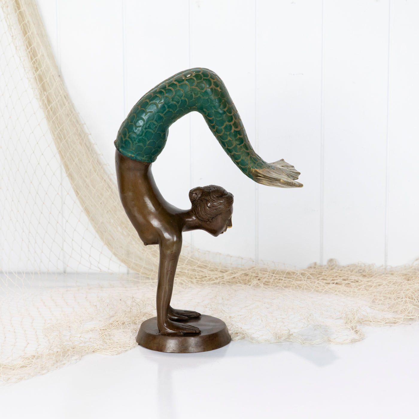 Mermaid Handstand - Green Tail #0143