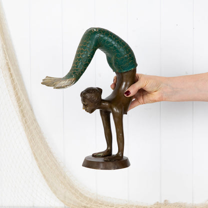 Mermaid Handstand - Green Tail #0143