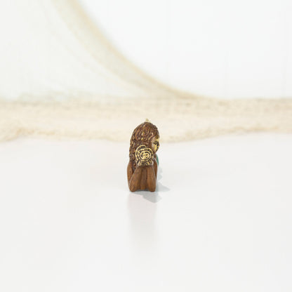 Mermaid Lying Down - Green Tail #0125