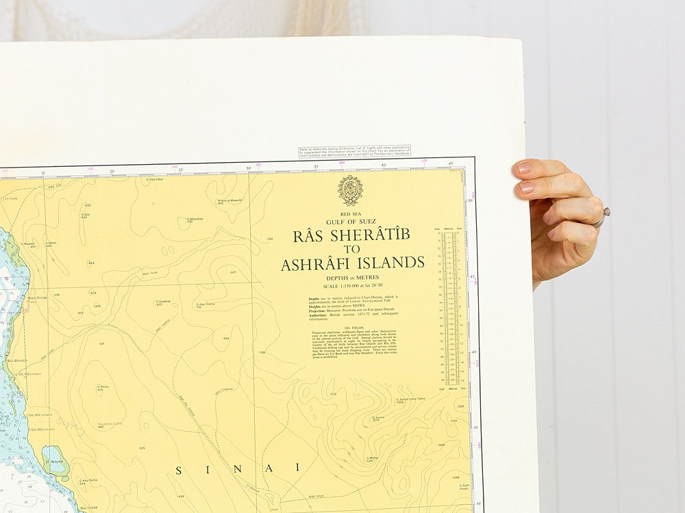 Red Sea - Ras Sheratib Chart/Map