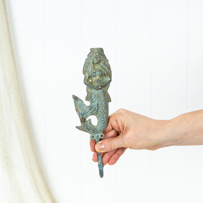 Mermaid Hook With Crown - Aged #0187