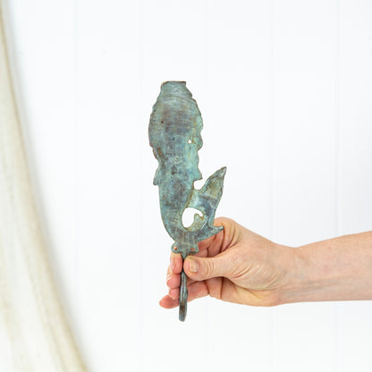 Mermaid Hook With Crown - Aged #0187