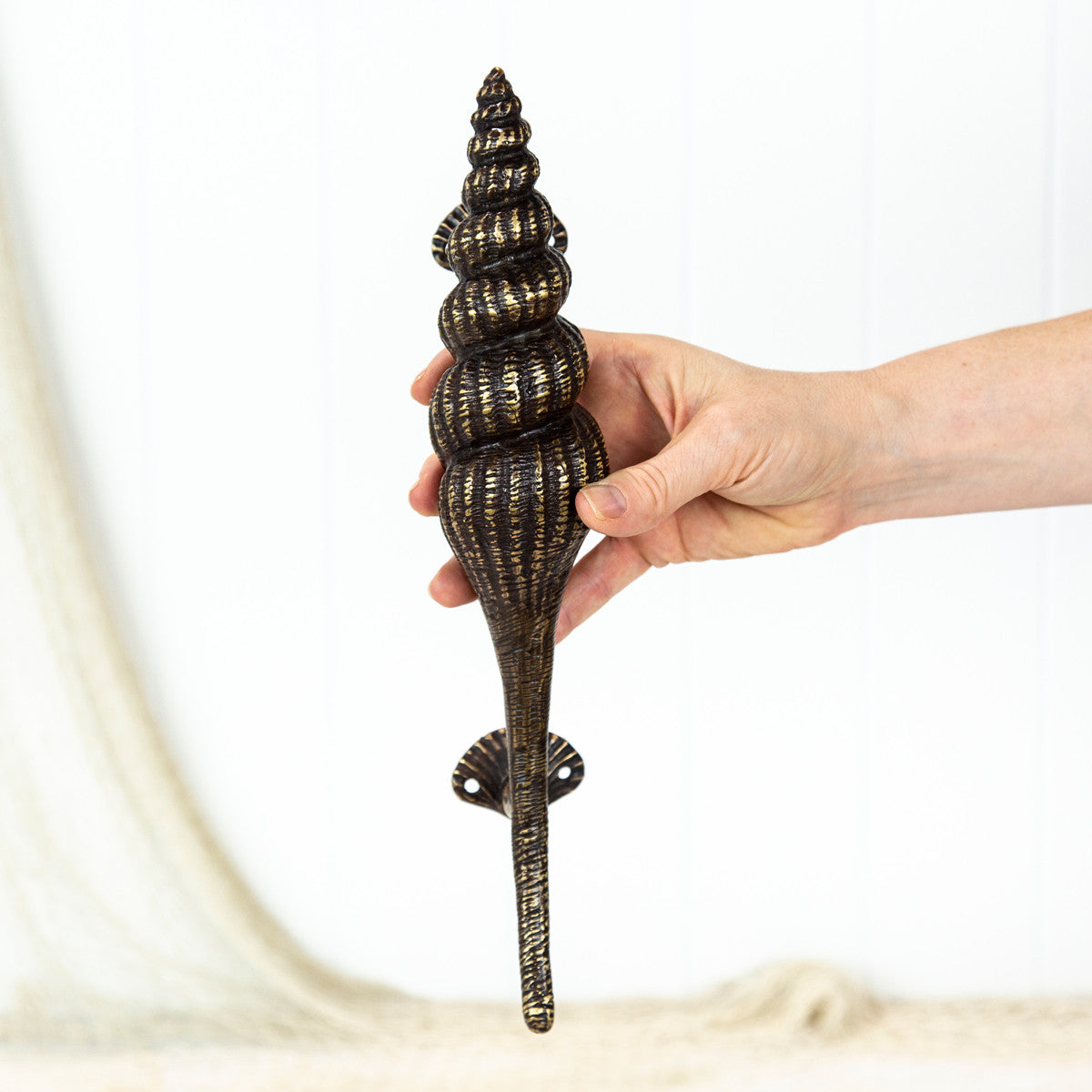 Spiral Shell Door Handle #0070