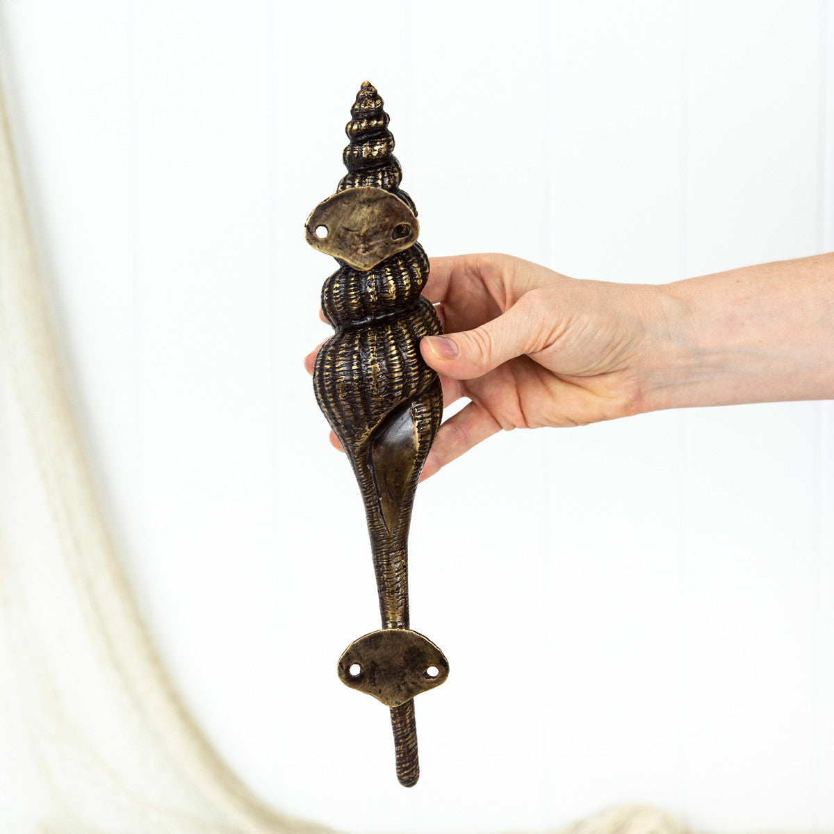 Spiral Shell Door Handle #0070