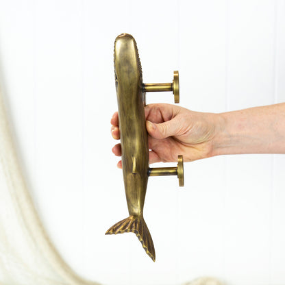 Whale Door Handle - Brushed (L) #0304L