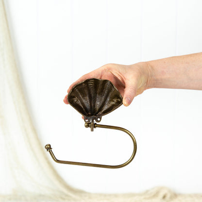 Loo Roll Holder - Clam Shell #0183