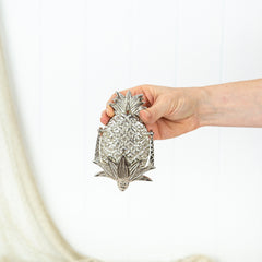 菠萝门环（小号）镀铬 #0400