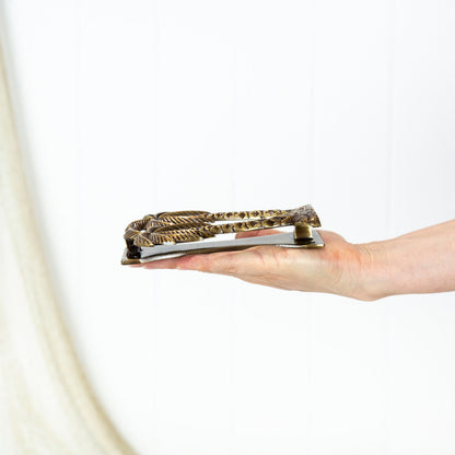 Double Palm Door Knocker - Dark #0149