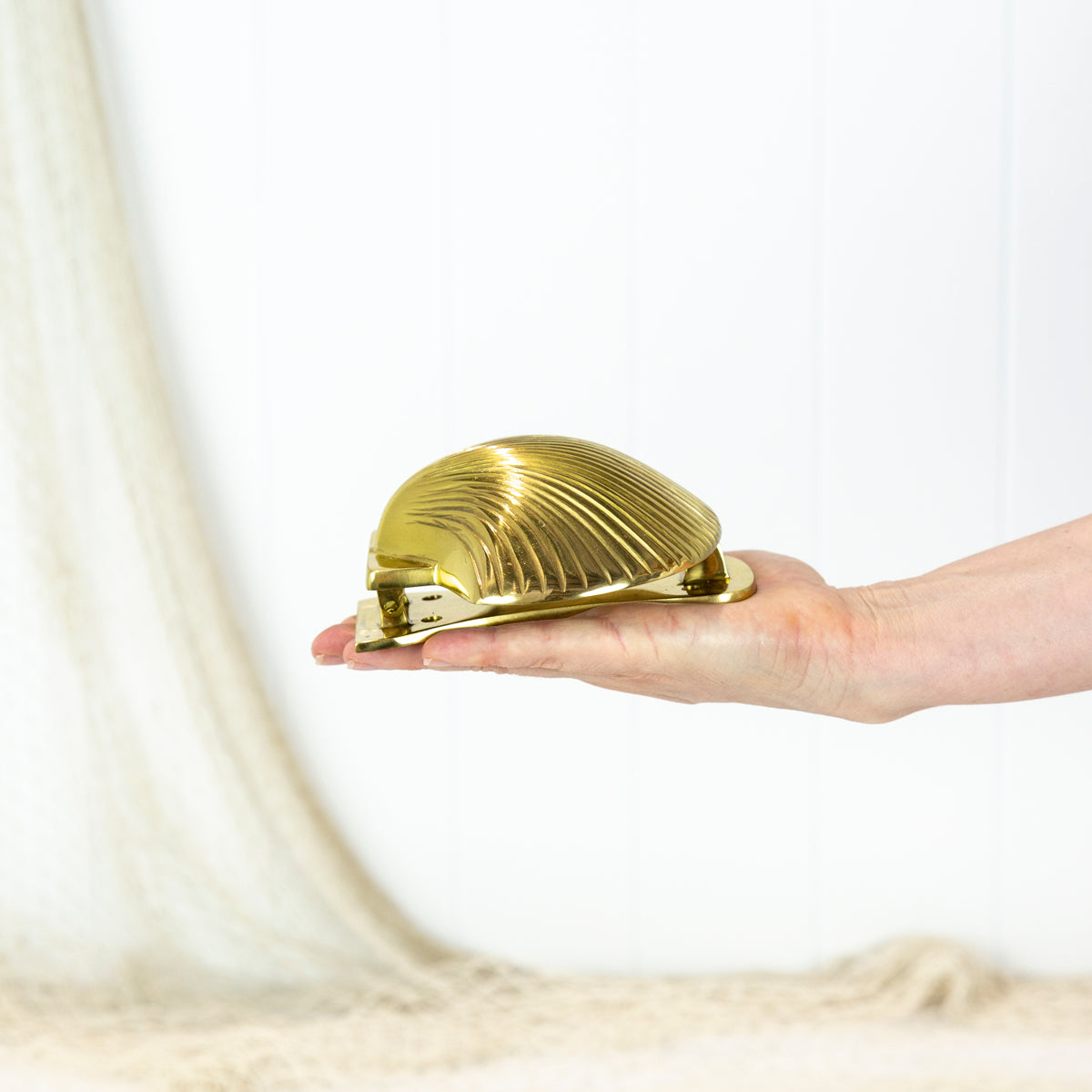 Scallop Shell Door Knocker - Shiny #0152