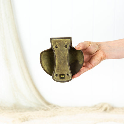 Scallop Shell Door Knocker - Dark Brass #0153