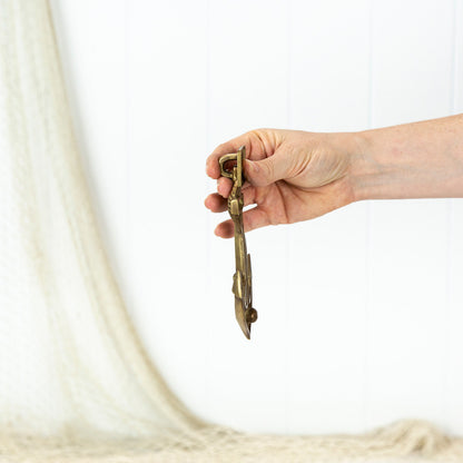 Anchor Door Knocker - Brass - Antique Finish