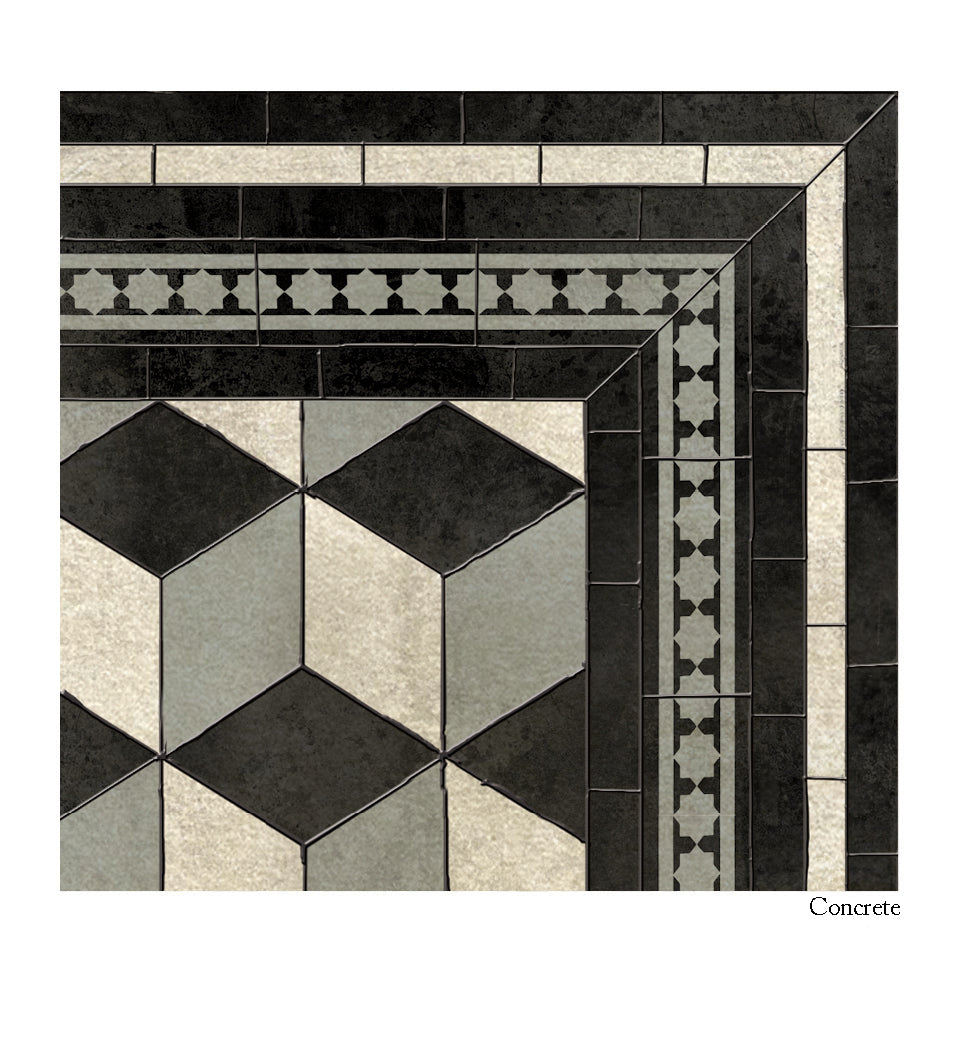 Beija Flor concrete tile finish detail