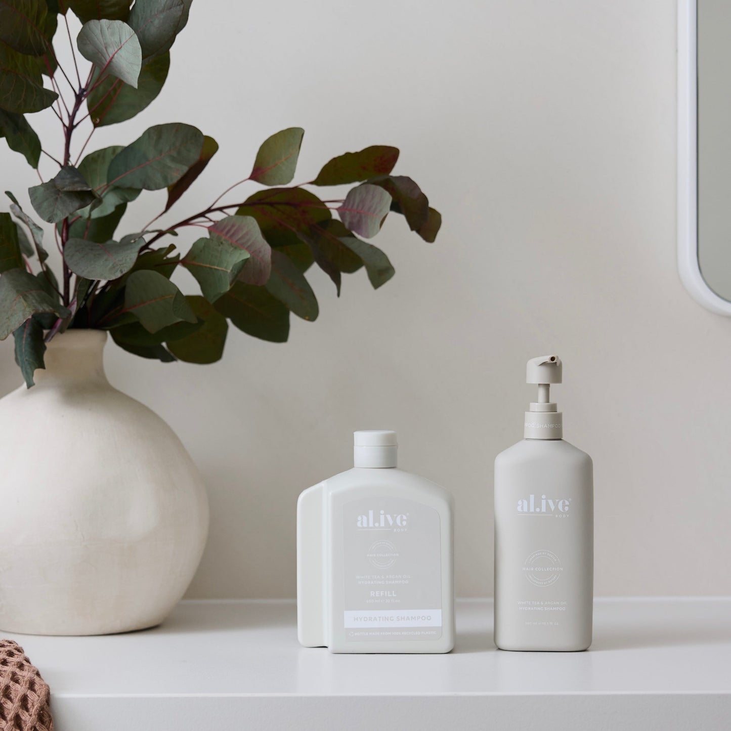 650Ml Shampoo Refill - White Tea & Argan Oil
