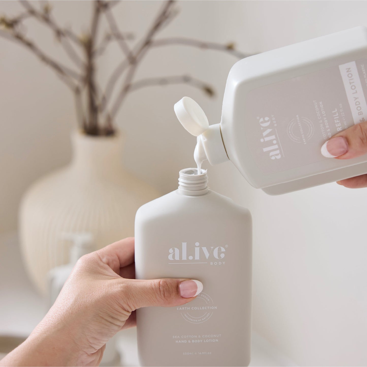 650Ml Lotion Refill - Sea Cotton & Coconut