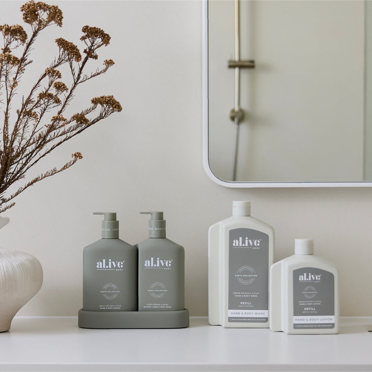 650Ml Lotion Refill - Green Pepper & Lotus