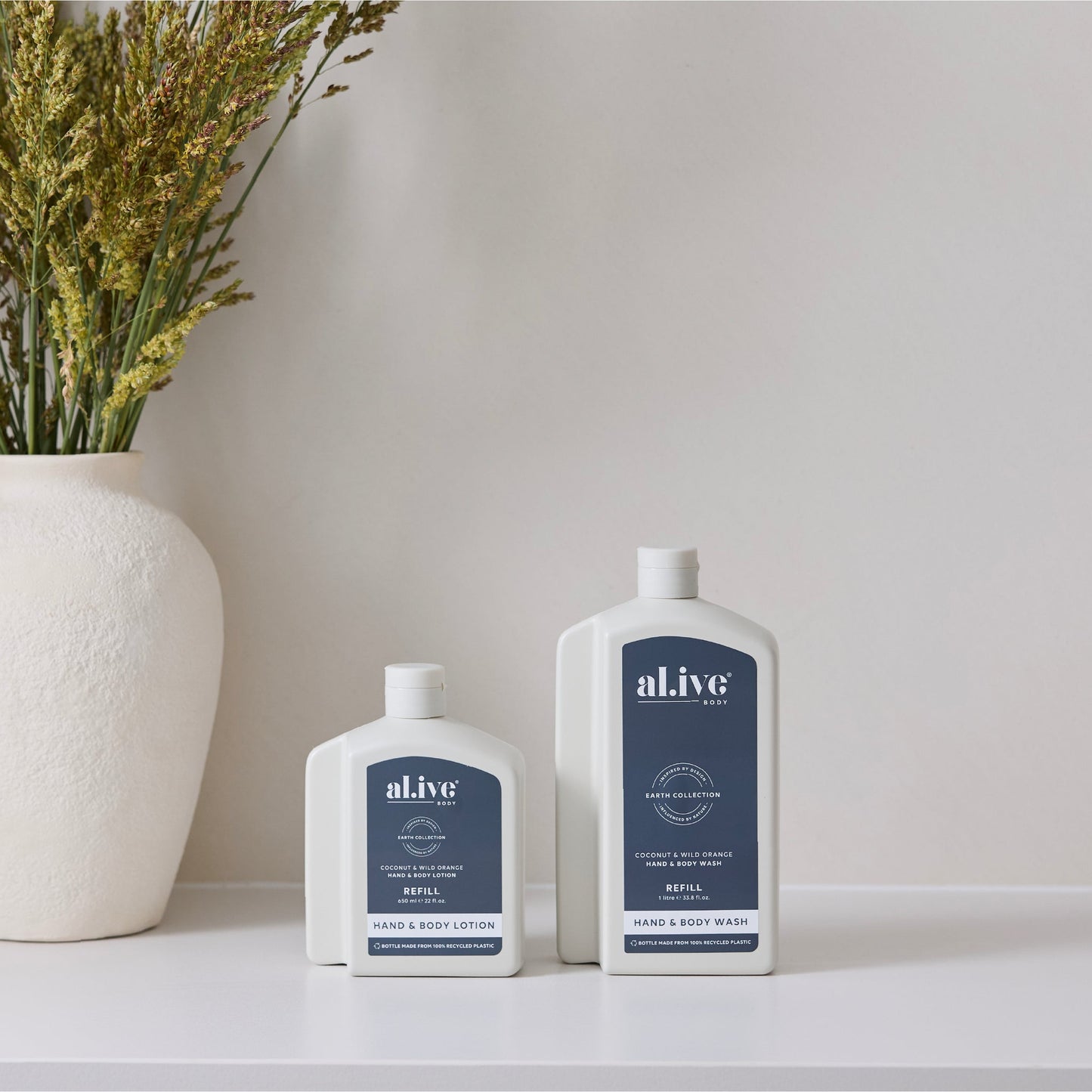 1 Ltr Wash Refill - Coconut & Wild Orange